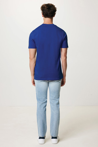 T-shirt en coton recyclé IQONIQ Brett - Bleu Royal / S