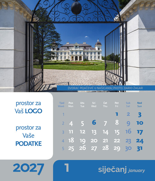 Stolni CD kalendar – Dvorci i utvrde
