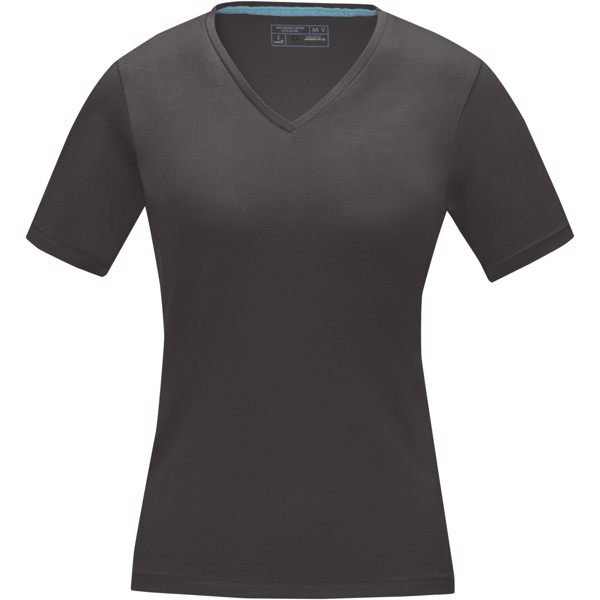 T-shirt Kawartha in tessuto organico a manica corta da donna - Grigio tempesta / S