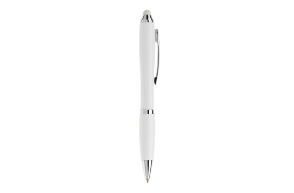 Ball pen Hawaï stylus hardcolour - White / White