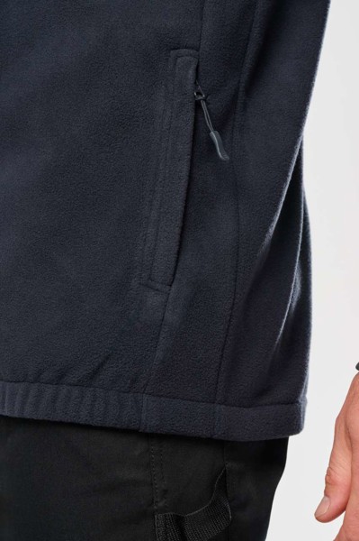 Fleece Jacket With Removable Sleeves - Dark Grey / 2XL