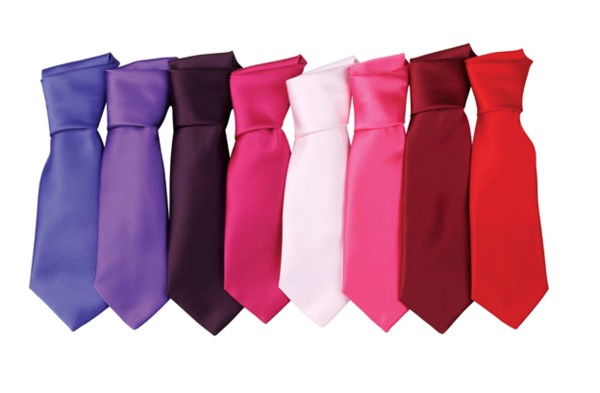 Satenska kravata 'Colours Collection' - Black