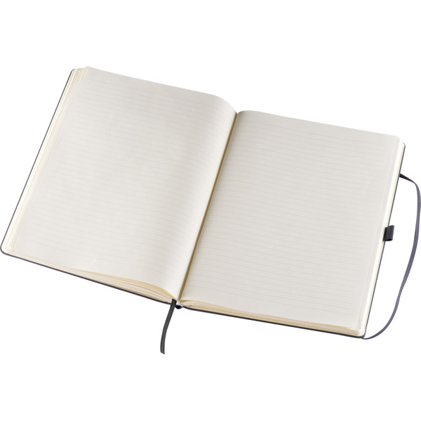 A4 notebook, lined ALEC - Black
