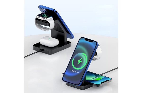 2708 | Xoopar Icon 3 in 1 Magnetic Wireless charger