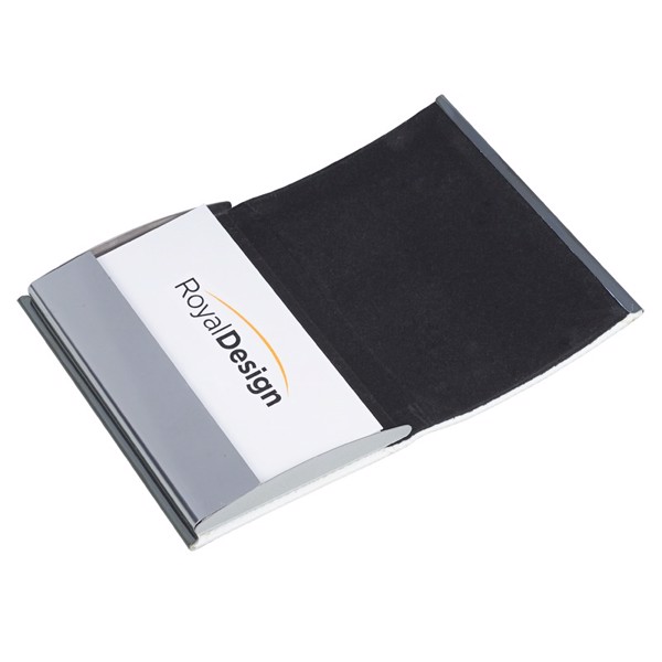Emboss business card holder - White