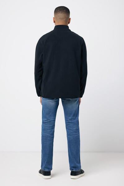 Polaire à zip en polyester recyclé IQONIQ Talung - Noir / XS