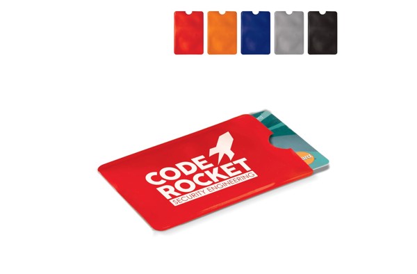 Cardholder anti-skim soft - Silver