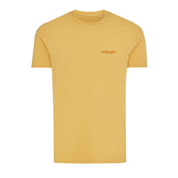 T-shirt en coton recyclé Iqoniq Bryce - Ochre Yellow / XS