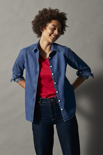 Cottover Gots Denim Lady Blue 36