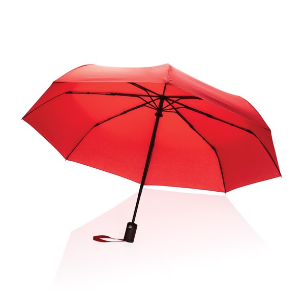 Mini ombrello auto apri/chiudi 21" rPET 190T Impact AWARE™ - Rosso Ciliegio