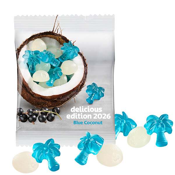 Blue Coconut Fruit Gum