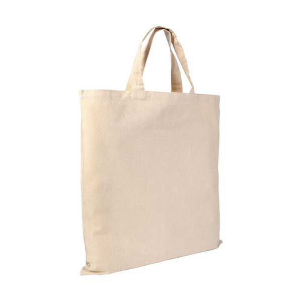 135 G/M2 Cotton Shopping Bag, Short Handles