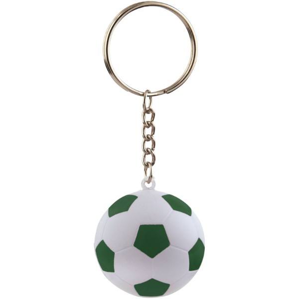 Fotbalový přívěsek na klíče Striker - Zelená / Bílá