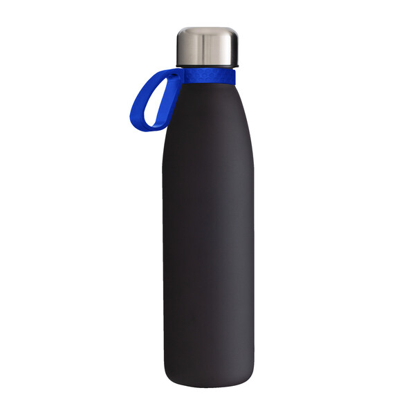 myTOULON GLASS - Bottle: black, Ring: blue