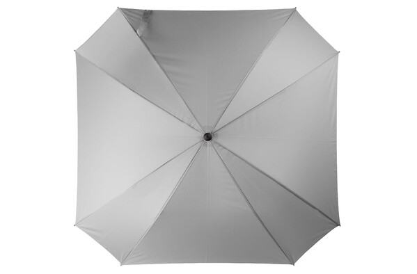 Kvadratni dežnik auto open, premer 121 cm - Siva
