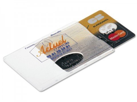TRANSPARENT CREDIT CARD COVER