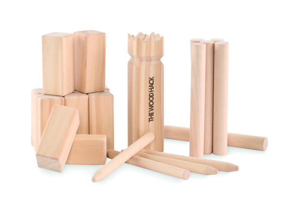 King Petit throwing game pinewood, 150x153 mm