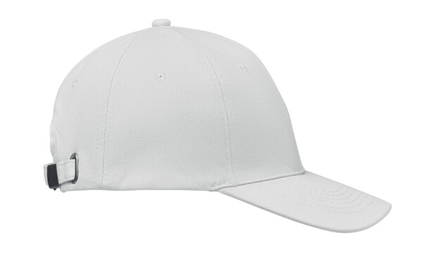6-PANEL CZAPKA Z DASZKIEM 260 Buffalo - Biały