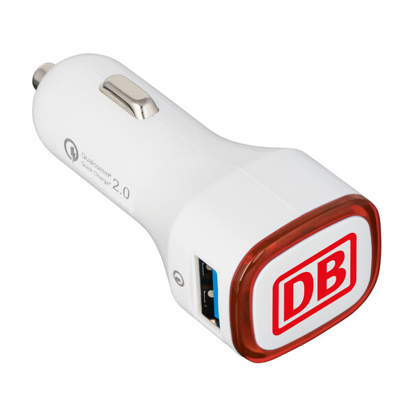 Chargeur voiture USB Quick Charge 2.0® COLLECTION 500 - rouge