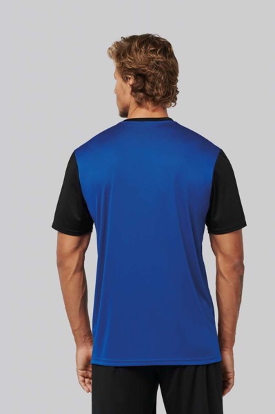 Adults' Bicolour Short-Sleeved T-Shirt - White / Black / XL