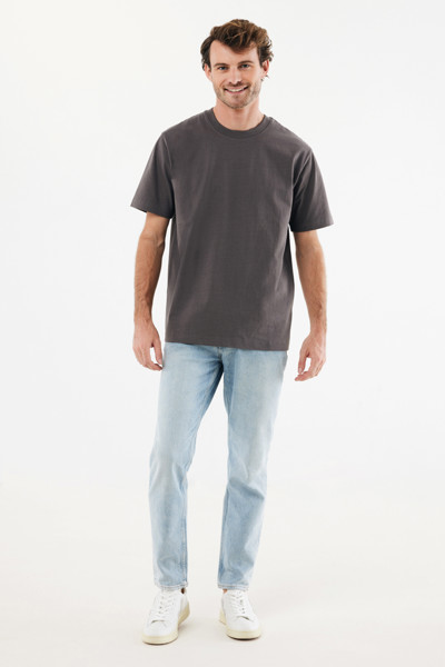 IQONIQ Nikko heavyweight recycled cotton t-shirt - Anthracite / XXL