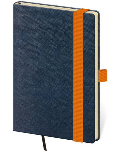 Týdenní diář New Praga 2026, 90x140 - tmavě šedá