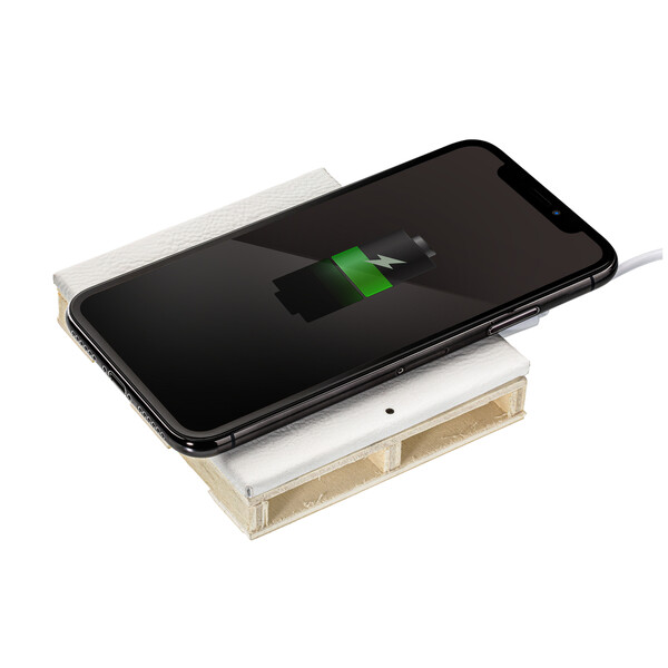 Chargeur Sans Fil ALMATY II - blanc / 15 Watt