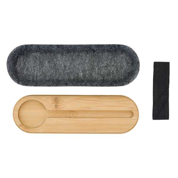 Jasse felt pencil case with phone holder