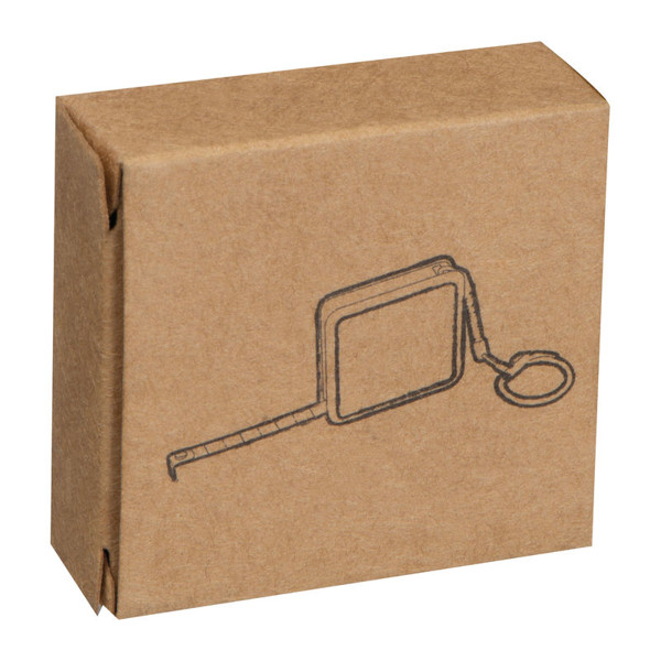 Key Ring with Measuring Tape Aberdeen - White