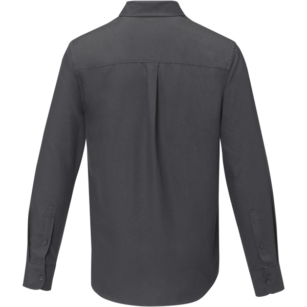 Camicia da uomo a maniche lunghe Pollux - Grigio tempesta / M