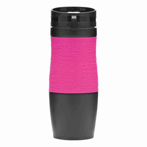 Double-Walled Flask Golden Dream - Black / Magenta