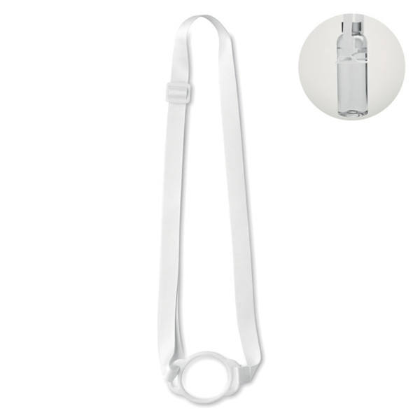 Lanyard with cup holder 6cm Lancup - White