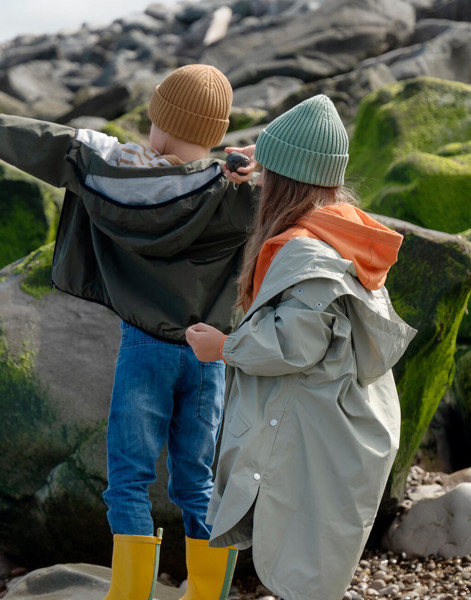 Berretto Da Bambino In Cotone Organico - Dusty Green / ONE SIZE