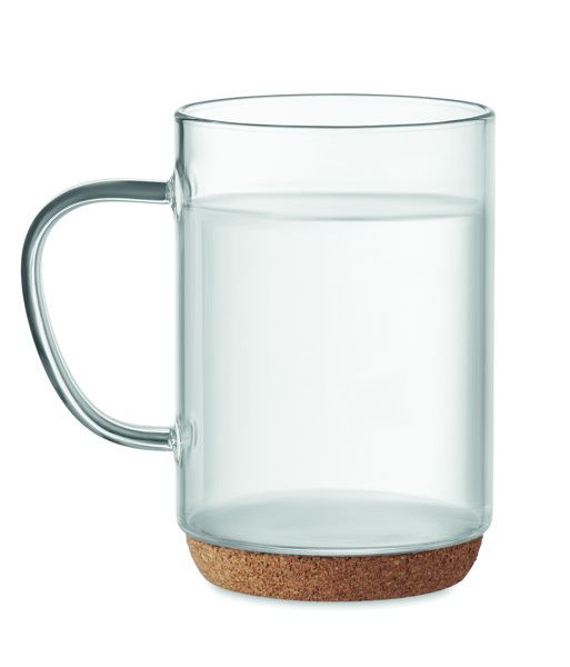 Tasse en verre base en liège Lisbo