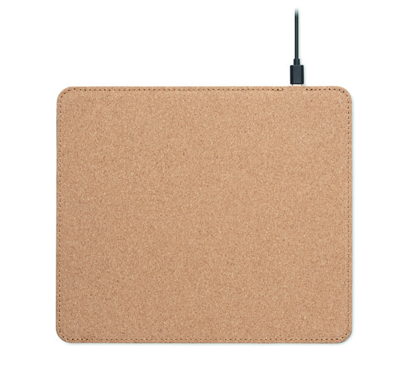 Cork mouse mat charger 15W Wireless Matty