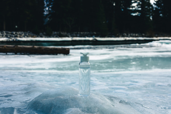 Športna steklenica Oasis rPET, 650 ml - Bela