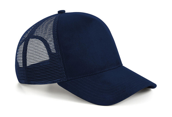 Suede Snapback Trucker - Black / ONE SIZE