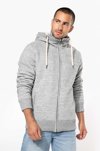 Vintage Sherpa-Lined Fleece Jacket - XS