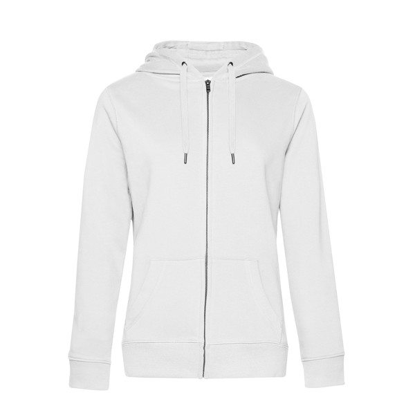 Chaqueta Sweat B&C Queen Zipped Hood 280G - 80% Algodón (Invirtiendo En Better Cotton)/ 20% Poliéster Reciclado