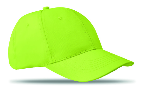 Cappellino da 6 pannelli Basie - lime