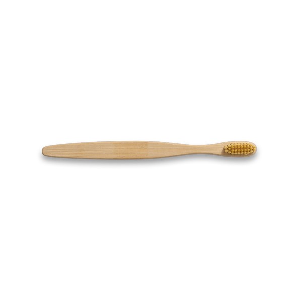 DELANY. Brosse à dents avec corps en bambou et dents en nylon - Naturel