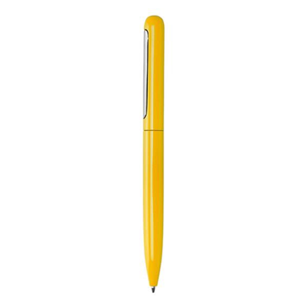 Esferográfica Em Alumínio - Amarelo