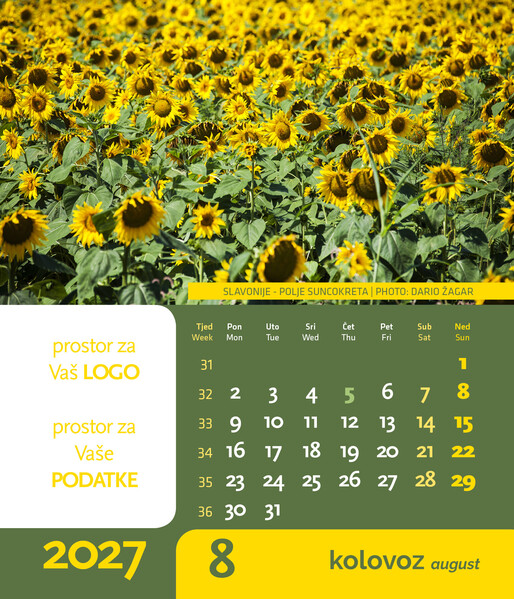 Stolni CD kalendar – Ljepote hrvatske