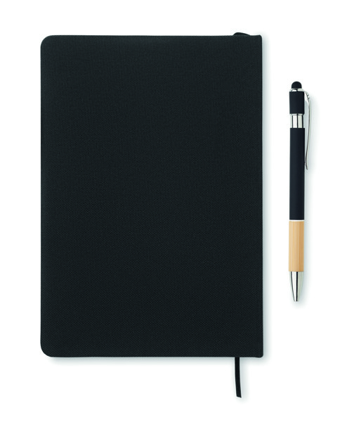 Carnet RPET A5 avec stylo Nota