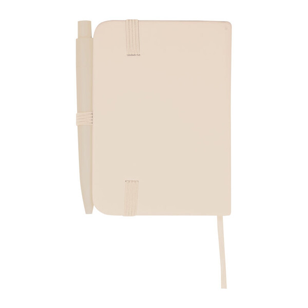 A7 Notebook with Ballpoint Pen San Antonio - Beige