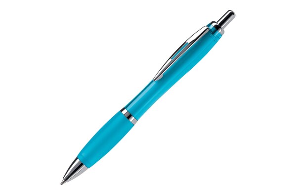 Stylo Hawaï transparent - Transparent / Bleu clair