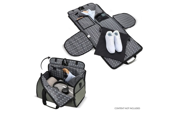 Sac InSideOut Carry Smart avec sac à chaussures - Vert foncé