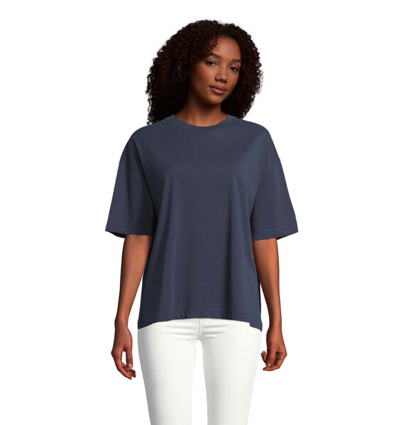 BOXY WOMEN T-SHIRT OVERSIZE - Francuska marynarka wojenna / L