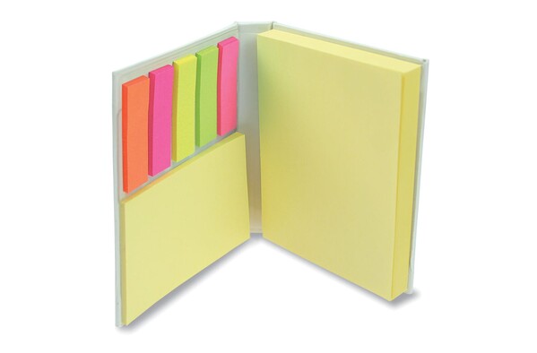 Carnet avec couverture rigide - Blanc