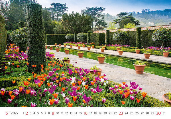 Nástěnný kalendář Gardens 2027